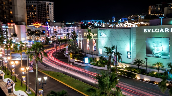 Tumon night lights, Guam